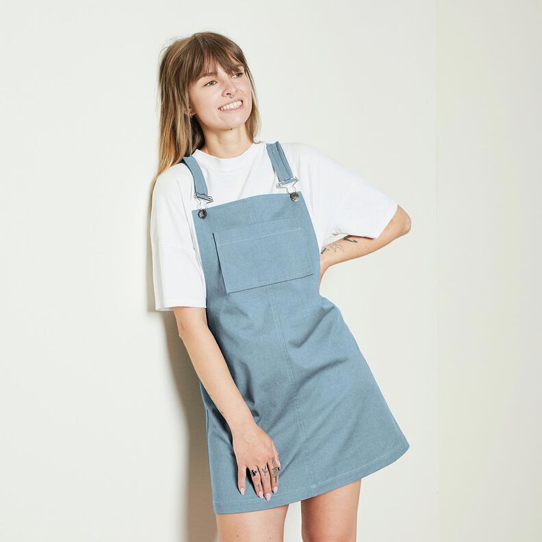 Těžký bavlněný denim – džínově modrá,  image number 6