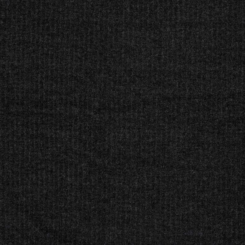 Superměkký žebrovaný úplet Uni – černá, image number 1