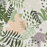 Bavlněná látka Kreton abstraktní rostliny v džungli – bílá/zelená,  thumbnail number 6