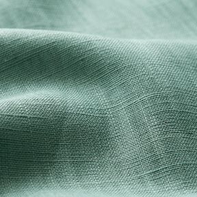 Lněná látka Ramie mix medium – eukalyptová, 