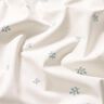 Bavlněný popelín Větve a lipové listy – bílá/eukalyptová,  thumbnail number 2