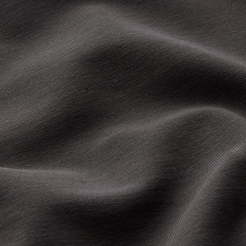 Lehké francouzské froté jednobarevné – kamenná šedá, image number 2