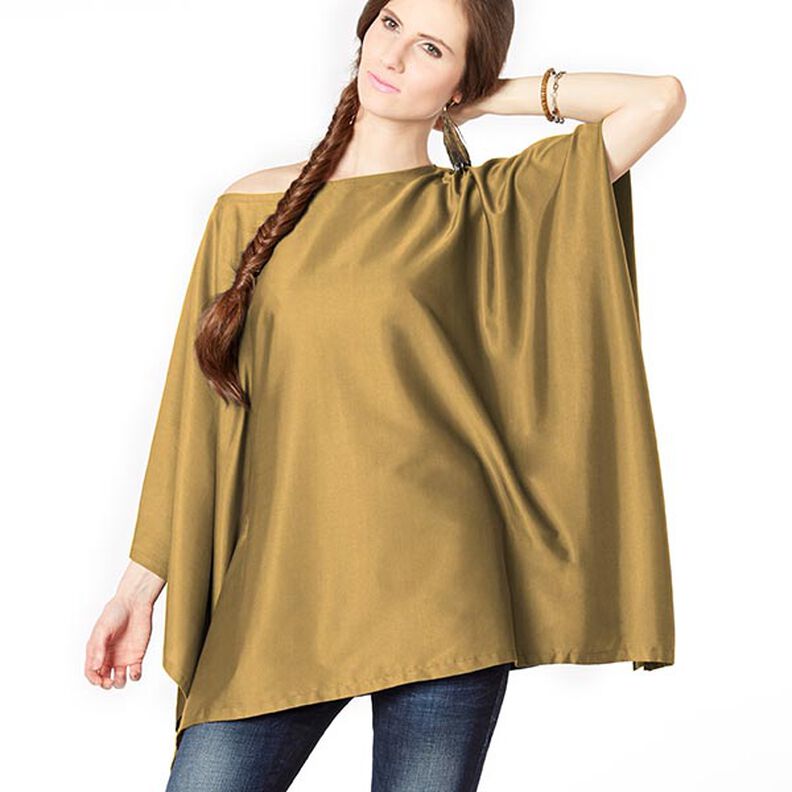 Stretch Satin – zlatá kovový, image number 5