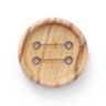 Dřevěný knoflík čtyřdírkový  – přírodni,  thumbnail number 1