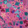 Bavlněný popelín Meadow Flower digitální potisk | Nerida Hansen – pink/petrolejová,  thumbnail number 1