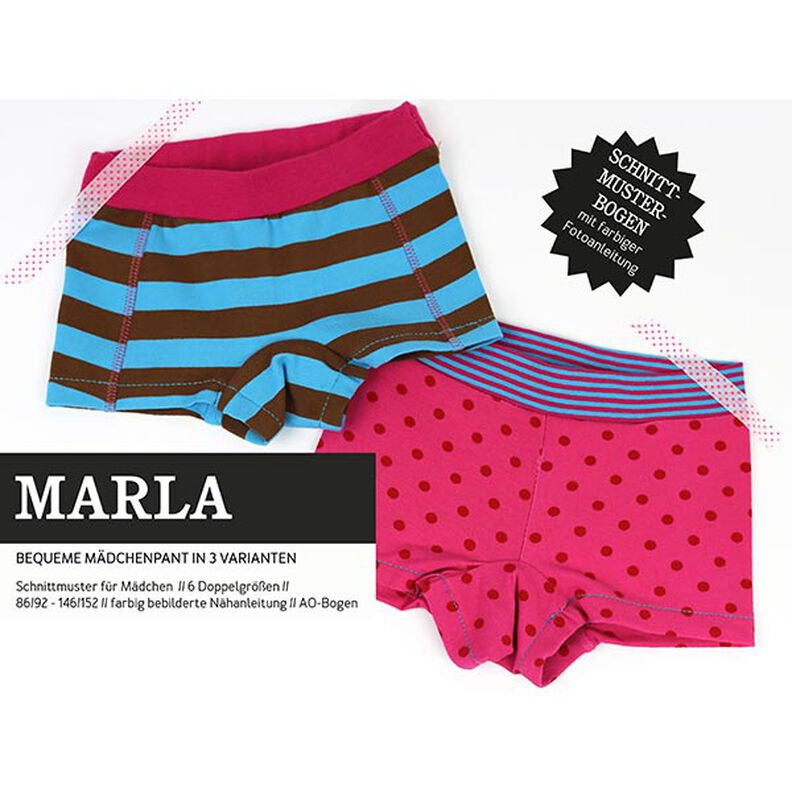 MARLA – dívčí kalhoty ve 3 variantách, Studio Schnittreif  | 98 - 164,  image number 1