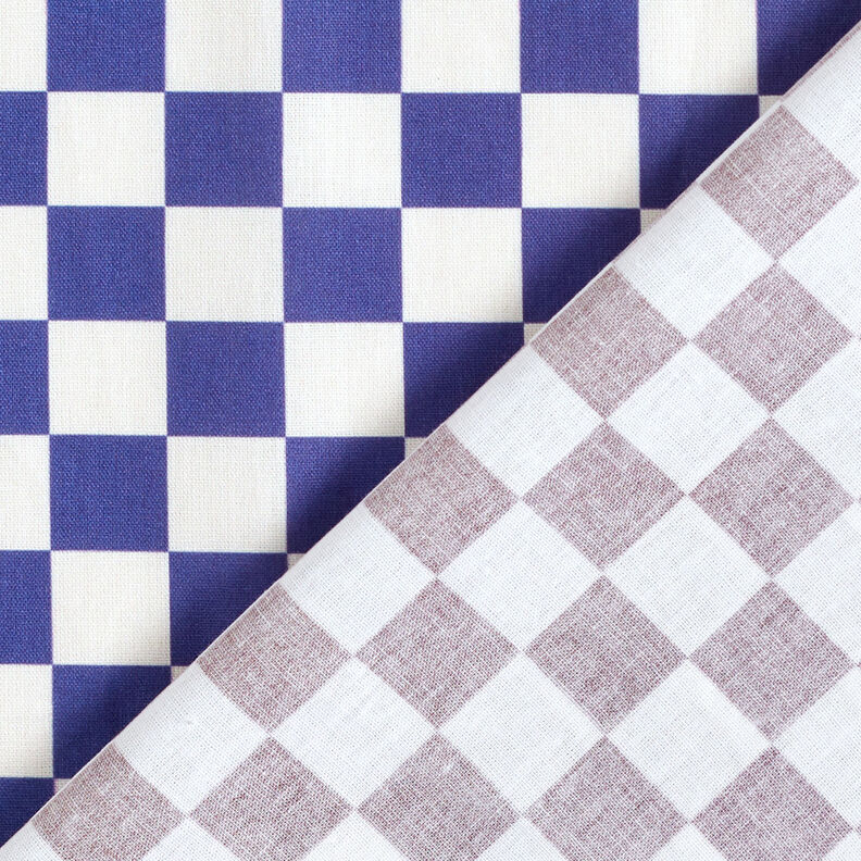 GOTS Bavlněný popelín Přechod šachovnicového vzoru | TCC x LOOKS by Wolfgang Joop –,  image number 6