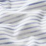 Bavlněný žerzej Akvarelové pruhy digitální potisk – slonová kost/šeříková,  thumbnail number 2