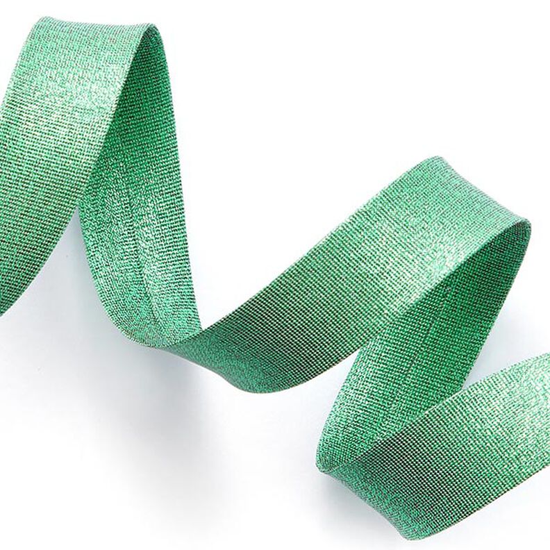 Šikmý proužek Metalický [20 mm] – zelená,  image number 1