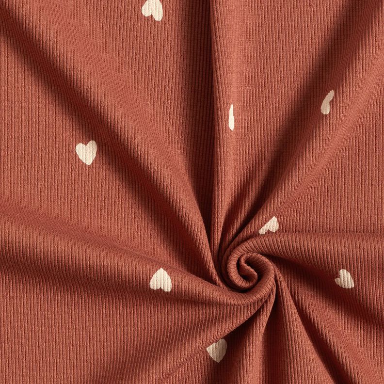 Žebrovaný žerzej Srdí?ka – ?ervená,  image number 3