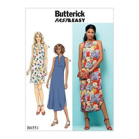 Šaty, Butterick 6551 | L - XXL, 