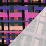 Viskózová látka stretch Line Layers | Nerida Hansen – tmavě zelená/světle fialova,  thumbnail number 4