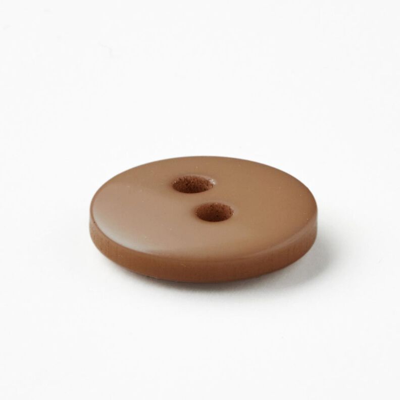 2dírkový kulatý knoflík [Ø 11 mm] – cashew (béžová),  image number 3