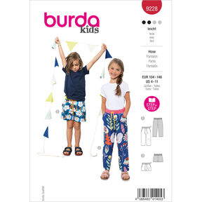 Kalhoty | Burda 9228 | 104-146, 