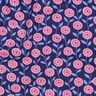 Bavlněný popelín Letní květiny | Poppy Fabrics – růžová/indigová,  thumbnail number 2