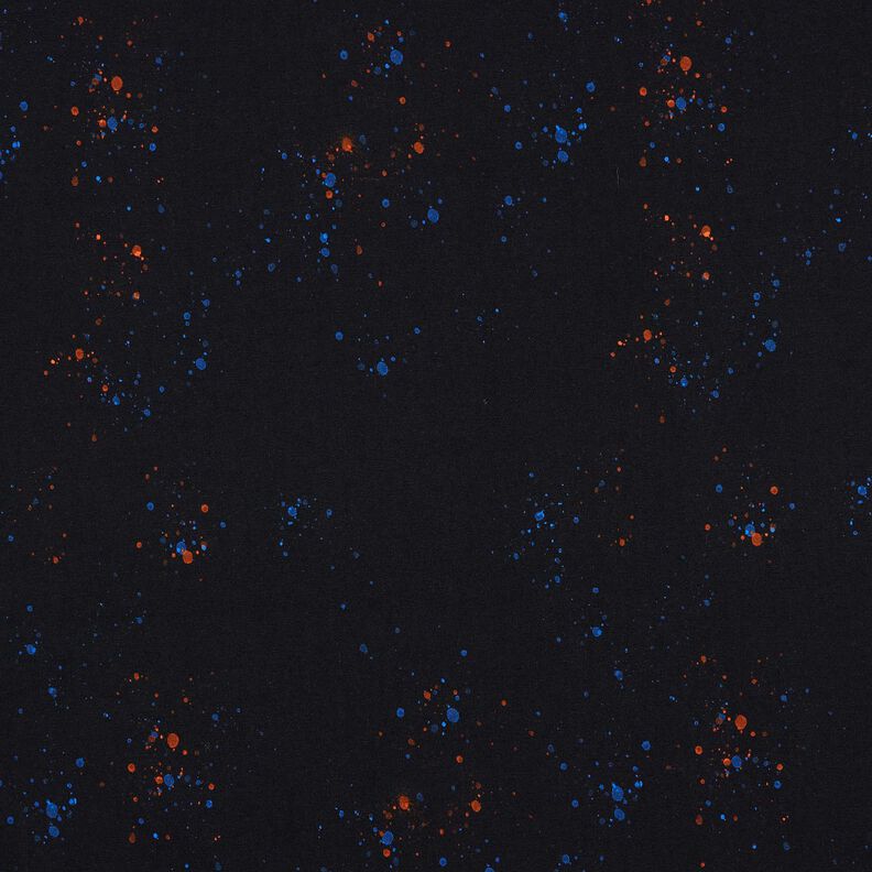 Bavlněný žerzej Panel Kytara | Glitzerpüppi – černá/oranžová,  image number 8
