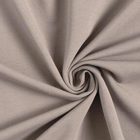Lehká bavlněná teplákovina jednobarevná – tmavá taupe, 