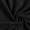 Mini Bavlněný vaflový žerzej jednobarevný – černá,  thumbnail number 1