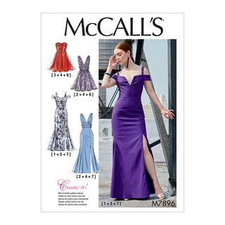 Šaty, McCalls  7896 | 32-40, 