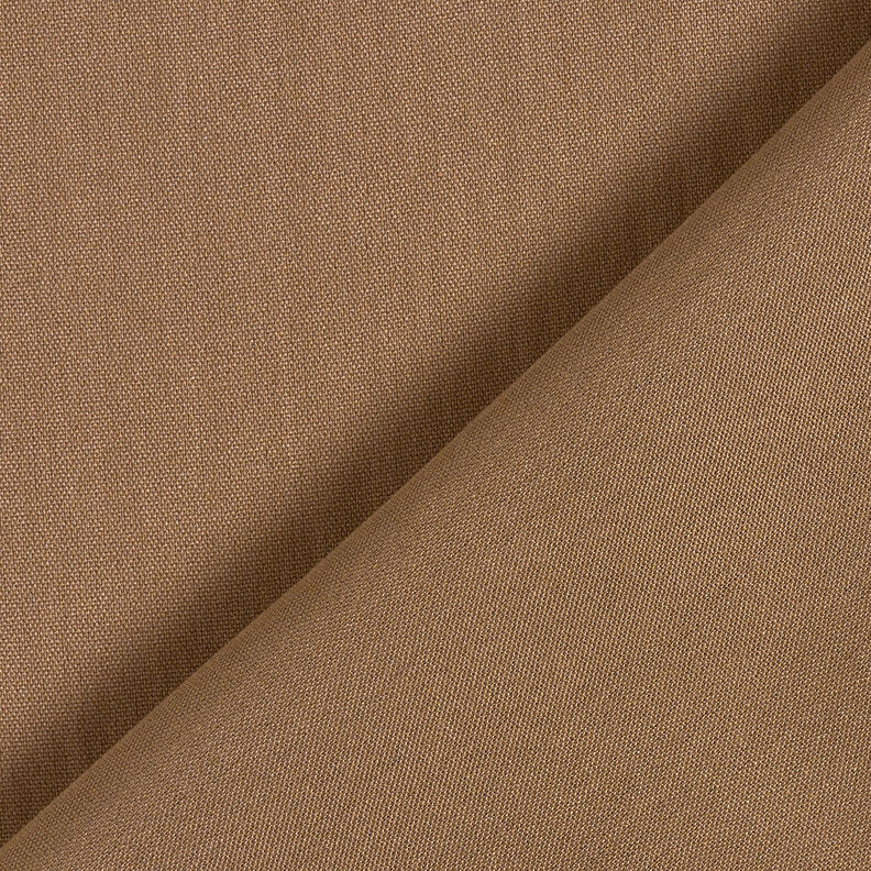Viskózová směs s plátnovou vazbou – světle hnědá, image number 4