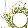 Dekorační květinový věnec s bobulemi [Ø11 cm/ 39 cm] – bílá/zelená,  thumbnail number 2