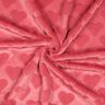 Umělá kožešina Srdíčka | Poppy Fabrics – slézová,  thumbnail number 3