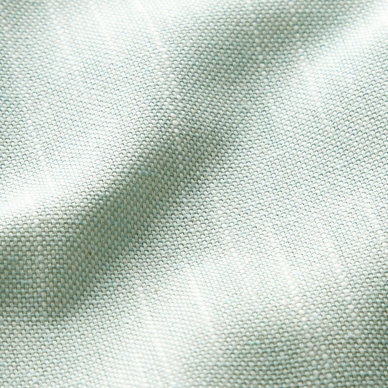 Dekorační látka Polopanama Lehká struktura – světle mátová/světle béžová, image number 9