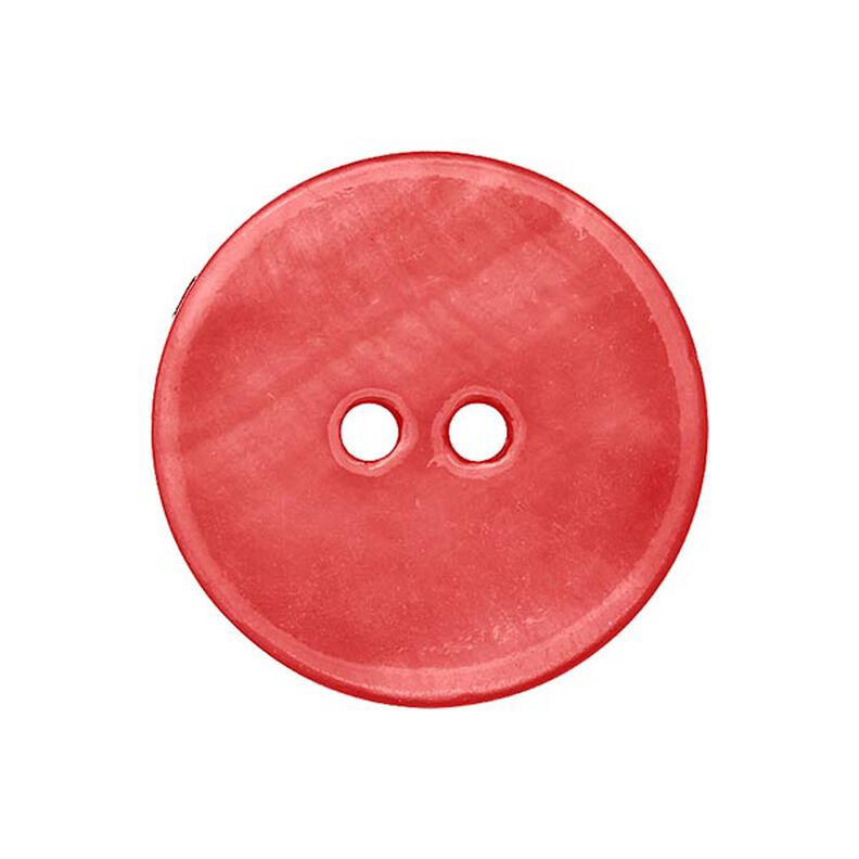 Perleťový knoflík Pastel - červená,  image number 1
