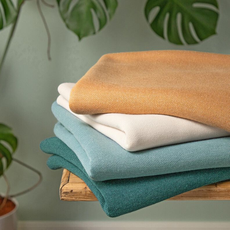 Pletenina Směs s viskózou super měkká – šeříková,  image number 5