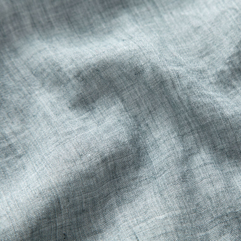 Voálová drcená melanž – ocelová modr,  image number 2