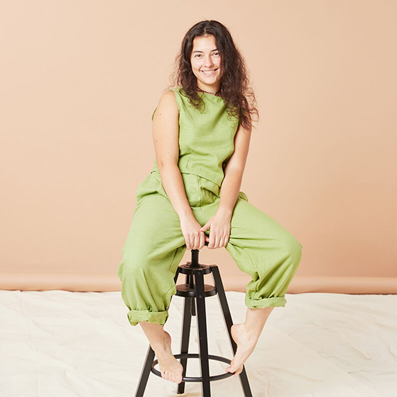 Lněn&aacute; l&aacute;tka Ramie mix medium &ndash; taupe (&scaron;edohněd&aacute;),  image number 7