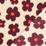 Plyš teddy Květiny | Poppy Fabrics – cashew (béžová)/bordó,  thumbnail number 5