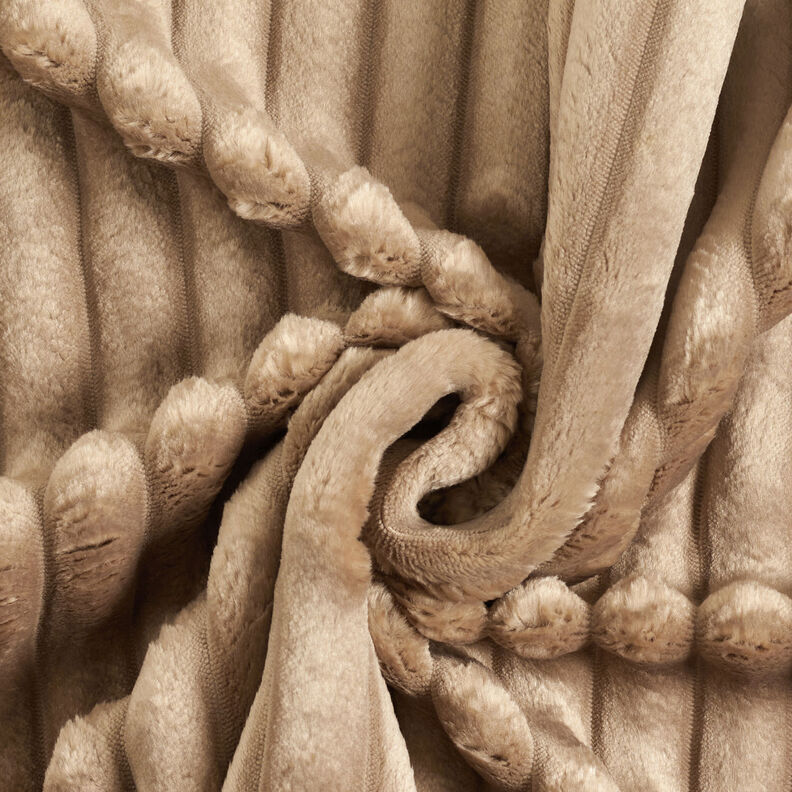 Čalounická látka Pruhy kožešiny – taupe (šedohnědá),  image number 4
