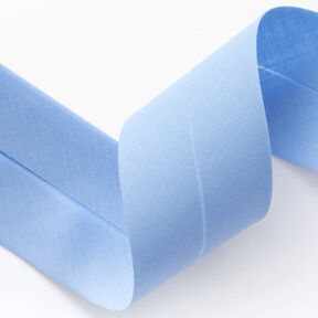 Šikmý proužek Polycotton [50 mm] – světle modra, 