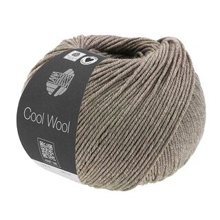 Cool Wool Melange, 50g | Lana Grossa – kaštanově hnědá, 