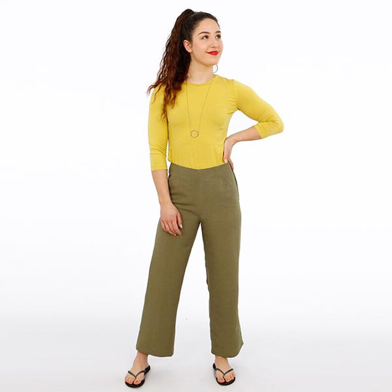 FRAU ELENA – jednoduché kalhoty s rovnými nohavicemi, Studio Schnittreif | XS - XXL,  image number 5