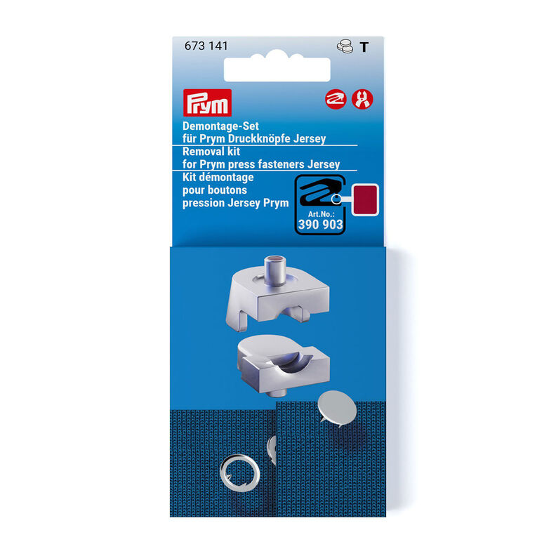 Demontážní sada Patentky Žerzej [Ø 8 + 10 mm] | Prym – stříbrná metalická,  image number 1