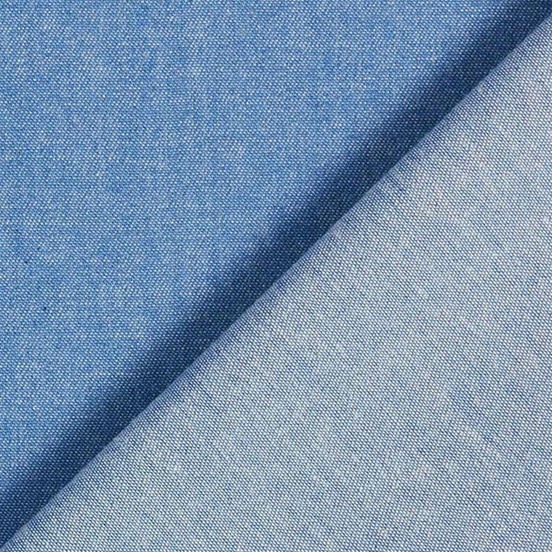 Bavlněné šambré ve vzhledu džínoviny – modrá,  image number 3