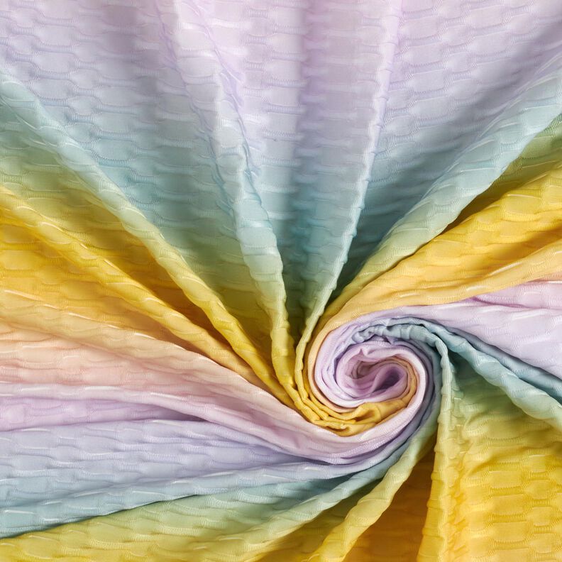 Struktura sportovního dresu barevný přechod – pastelově fialová/meruňková,  image number 3