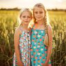 Bavlněný popelín Velká jablka | Poppy Fabrics – modrá aqua/lososová,  thumbnail number 5