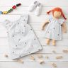 Mušelín / dvojitá mačkaná tkanina Vyšívaná srdce | Poppy Fabrics – bílá/rose,  thumbnail number 5