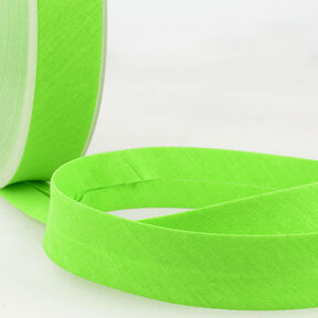 Šikmý proužek Polycotton [20 mm] – zelená neonová, 
