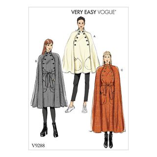 Pelerína | Pásek, Very Easy Vogue9288 | 32 - 40, 