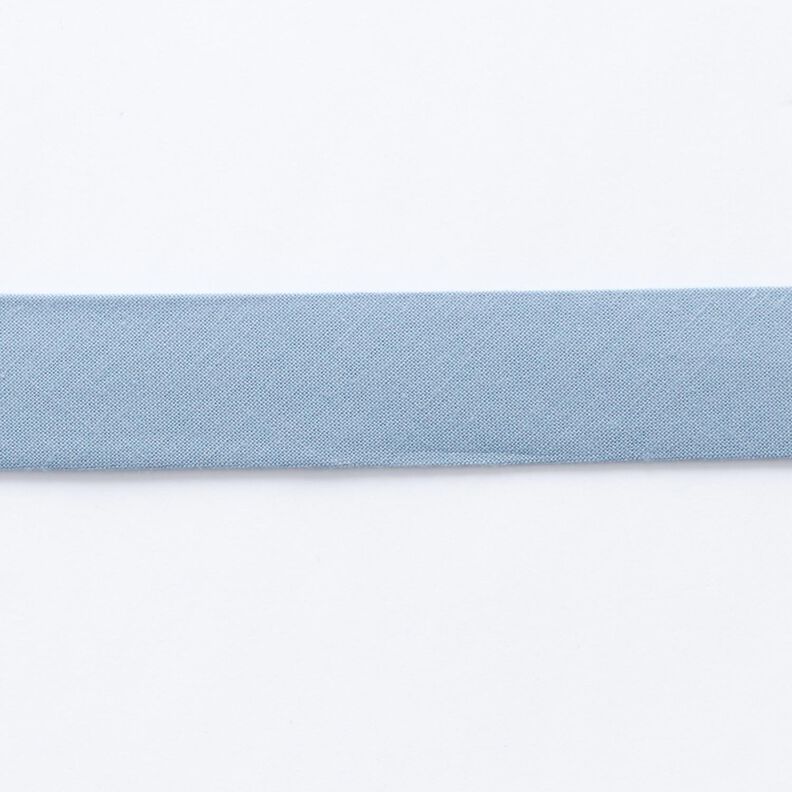 Šikmý proužek Bio bavlna [20 mm] – světle džínová modrá,  image number 1