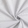Bavlněný popelín Mini puntíky – bílá/černá,  thumbnail number 3