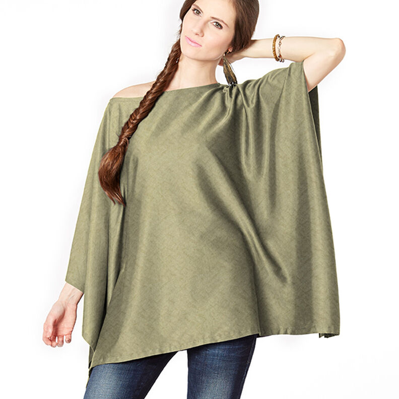 Směs s viskózou třpytivý lesk – světle khaki, image number 9