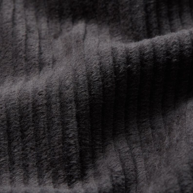 Široký strečový manšestr – tmavě šedá,  image number 2