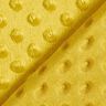Hebký fleece vyražené puntíky – kari žlutá,  thumbnail number 4