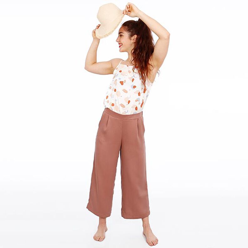 FRAU HEDDA – kalhotová sukně se širokými nohavicemi a elastickým pasem, Studio Schnittreif  | XS - ,  image number 2
