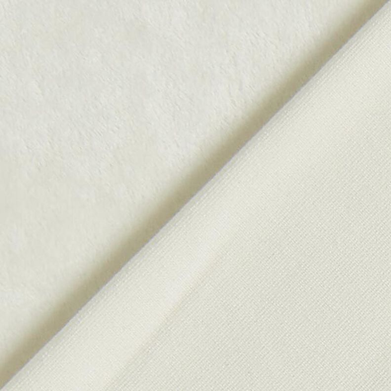 Strečový samet nicki – bílá,  image number 3